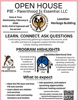 Open House. Learn how and why we came up with PIE Parenthood is Essential LLC