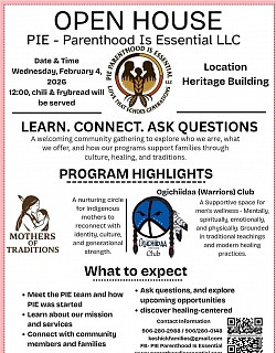Open House. Learn how and why we came up with PIE Parenthood is Essential LLC