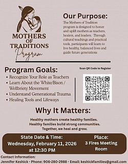 Mothers of Tradition startind February 11, 2026